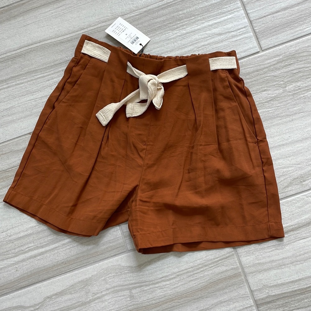 brown shorts purchased from ASOS